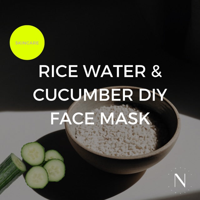 Rice water diy face mask